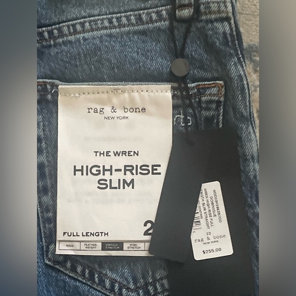 Rag & Bone brand new high-raised slim size 23 - Picture 5 of 6